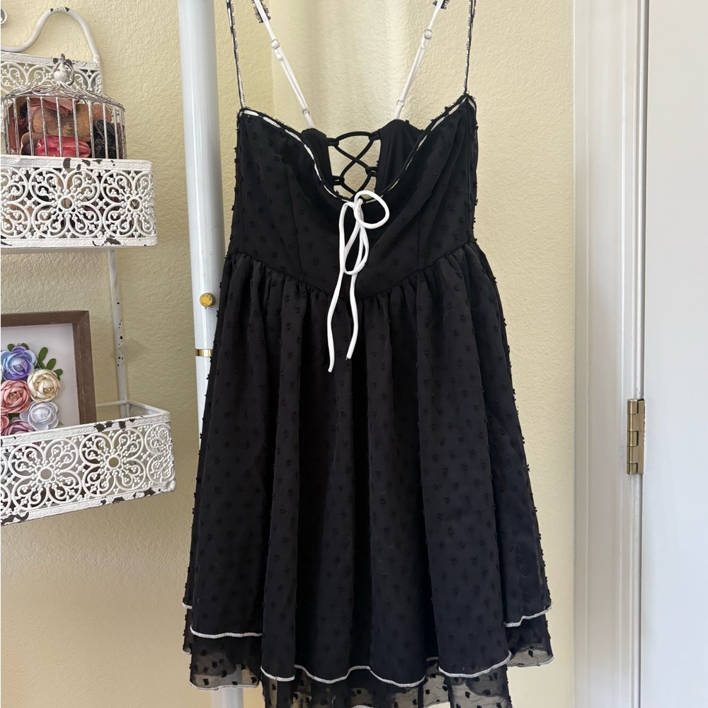 Lucy in the Sky - Dotted Babydoll Dress